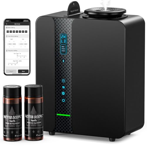 Ziweo Waterless Essential Oil Diffuser, 5000 Sq…
