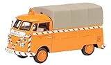 vw t5 pritsche plane gebraucht Schuco 450260800 - VW Transporter T1, Schienenkontrolle, Pritsche-Plane, Die-Cast, MaÃŸÅ¸stab 1:43, orange