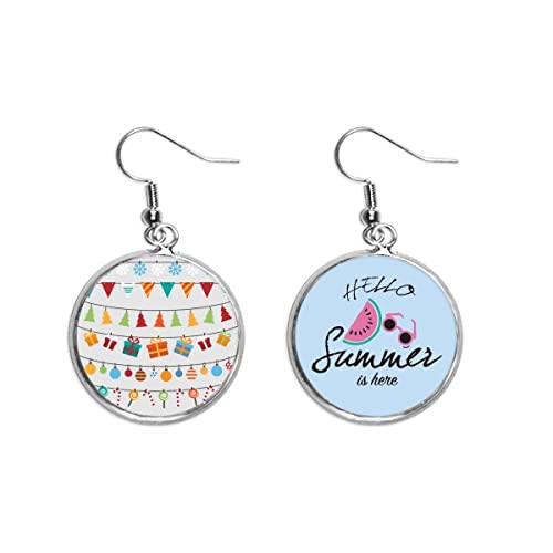 Pendientes de sandía ideales para lucir en la playa o fiestas de verano