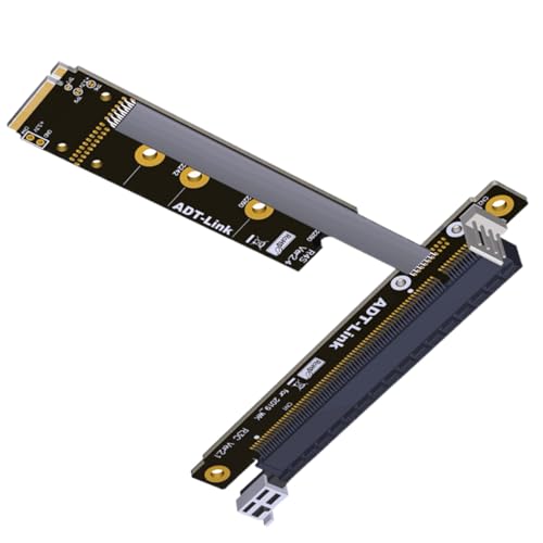 M.2 A PCI - Cable De Extensión De Adaptador De Tarjeta Gráfica | Refrigeración Soporte De La Tarjeta De Columna Ascendente Para La Eficacia Mejorada Del Flujo De Trabajo Y