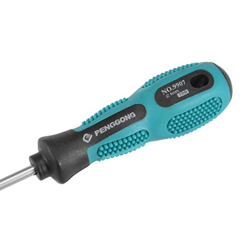 Image of uxcell #0 Phillips Screwdriver 4 Inch Round Shaft Non Slip Comfortable Handle