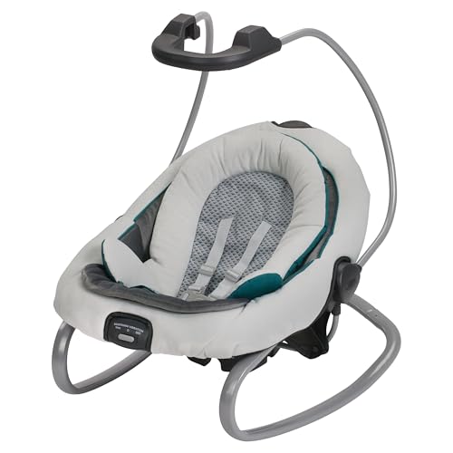 Graco DuetSoothe 2-in-1 Portable Baby Swing & Rocker, Sapphire - image 3