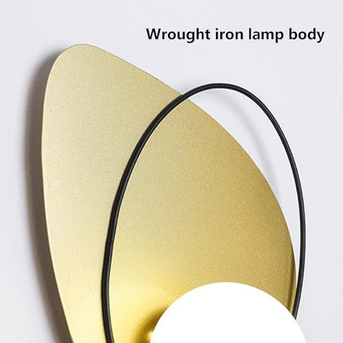 Moderna E27 Apliques de Pared Interior Bola Iluminación de Pared de Vidrio para Pasillo y Hogar 3