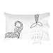 Oh, Susannah Mermaid Coloring Pillowcase (1 Pillow Cover 20 by 30 Inches) with Permanent Fabric Markers Included Color Your Own Pillow Case