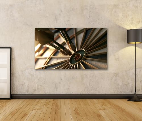 Tableau sur toile cible de fléchettes islandburner édition E2