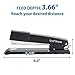 Craftinova Metal Desktop Stapler - 25 Sheet Capacity, Heavy Duty, Black, with 2000 Staples & Remover, Office Use, 6 Pack