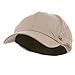 MG Zippered Flap Caps-Khaki OSFM