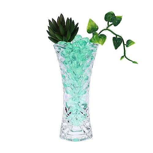 Miniatura 8 de Viczon Perlas De Agua 10000 Piezas Para Flores Y Plantas, Perlas De Gel Reutilizables Para Bricolaje, Decoración Y Relleno De Plantas, Turquesa