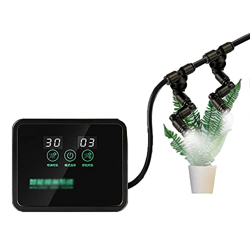 Intelligent Reptile Terrariums Fogger Water Humidifier Timer Automatic Watering Indoor Mist Spray System Kits Sprinkler
