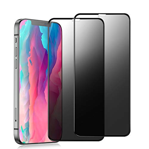 Iphone12mini ガラスフィルム のぞき見防止 iphone12mini用 覗き見防止フィルム 全面保護 あいふぉんてん ガラス iphone 12mini 液晶保護フィルム 【アイフォン12mini フィルム 気泡ゼロ/覗き見/割れない/5.4 インチ/2枚セット】