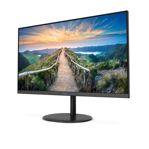 AOC Q27V4EA – 27-tums QHD-skärm, AdaptiveSync (2560x1440, 75 Hz, HDMI, DisplayPort) svart