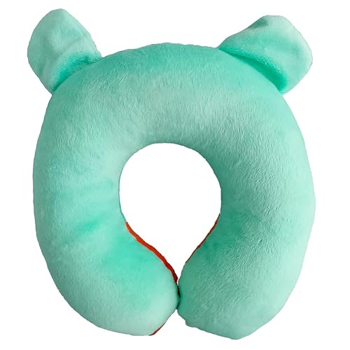 Image of Cotton New Born Baby Soft Neck Supporting Pillow for Head Shaping Baby (0-12 Month), Infant Pillow Printed, Baby Sleeping, Gift for Babies Panda Design