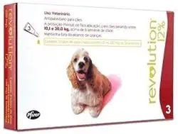 Antipulgas Zoetis Revolution para Cães 10,1 até 20kg - 3 Pipetas
