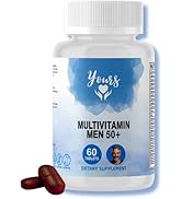 Yours Multivitamin Men 50+, Advanced Multivitamins for Seniors Men, Formula with Vitamin D3, B12,...