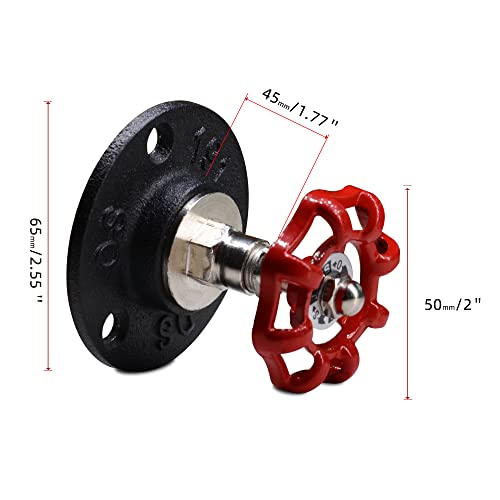 Dsdst 3 Pcs Industrial Pipe Coat Hook Racks, Rustic Hat Robe Coat Hooks, Wall Mounted Heavy Duty Clothing Racks With Hardware For Home,Office #TOP2