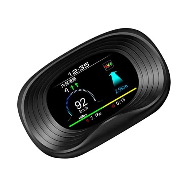 VOSAREA Universal Auto Hud Head Up Display Digital GPS Tacho Windschutzscheibe Projektor mit Speedup Test Bremstest Kilometerstand Messung für Alle Fahrzeuge