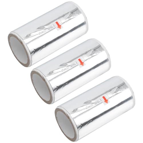 FIXOSHEE 3 Rollos de Envolturas de Papel de Aluminio para Quitaesmalte Herramienta de Limpieza de Uñas Accesorio para Manicura en Casa y Salón Fácil y Rápido para Uñas de Gel y