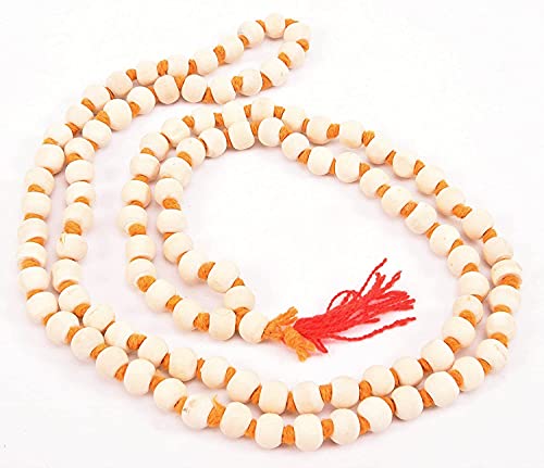 Perles de Tulsi authentiques chapelet artisanal pour chant de mantra