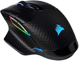 Corsair Dark Core RGB Pro SE, Wireless FPS/MOBA Gaming Mouse with Slipstream Technology, Black, Backlit RGB LED, 18000 DPI, Optical, Qi Wireless Charging Certified (Renewed)