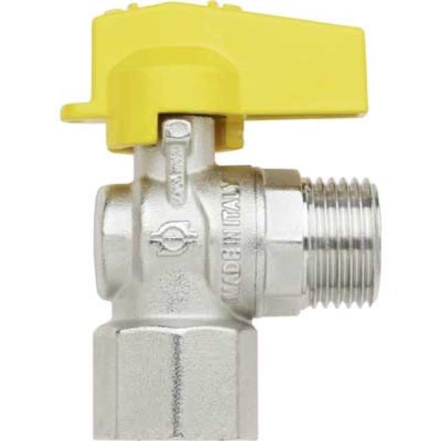 RUBINETTO A SQUADRO GAS F/M 1/2X1/2