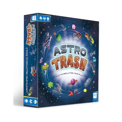 USAOPOLY Astro Trash Family Board Game | Fast Paced Family