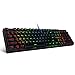 Price comparison product image Redragon K582 SURARA Mechanical Gaming Keyboard with 104 Keys Anti-Ghosting, Programmable Wired Keyboard, Multicolour RGB Backlighting, Brown Switches, Plug & Play, US Layout