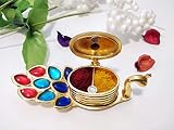 Haldi Kumkum | Peacock | Wedding | Navratri | Housewarming | Festival | Return Gift | Pooja | Give away | Decoration | jewelry box | Pongal || Rolu Rokal| Made In India Golden