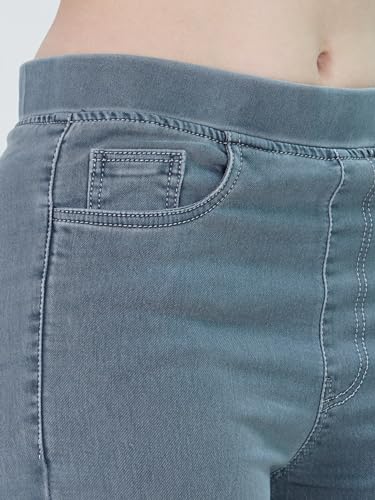 Image of Black Denim Fix Elastic Women Denim Jegging