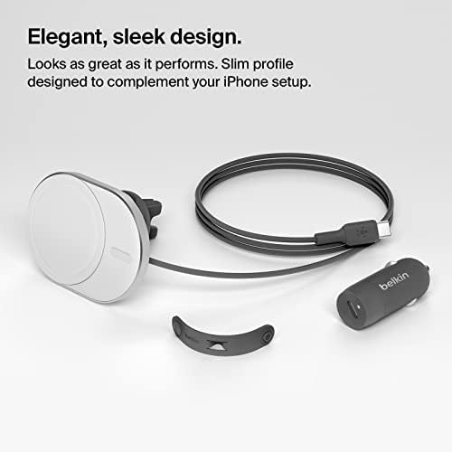 Belkin 15W MagSafe-Compatible Wireless Car Charger, Vent Mount - image 8