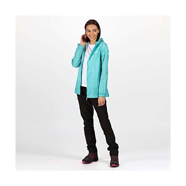Regatta Damen Pack-it Iii' Breathable Taped Seams Packable Hooded Jacken wasserdichte Shell – Bild 4