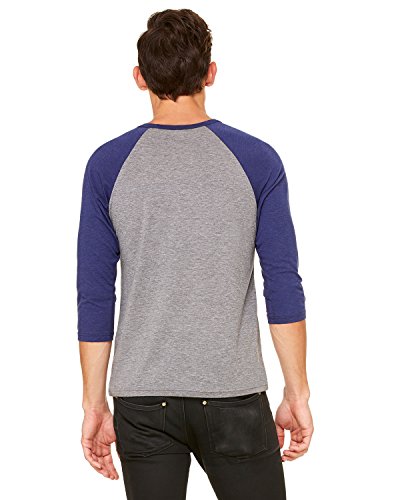 Bella Canvas camiseta unisex adulto modelo 3200 en color Navy talla Large miniatura 6