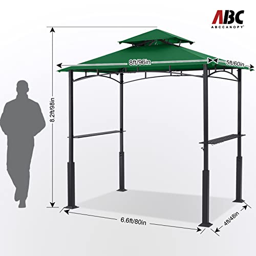 Abccanopy 8X5 GRILL GAZEBO FROEST GREEN-VC 8'X 5' Grill Gazebo Canopy thumb #4