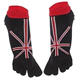 Parliky Breathable Cotton Toe Socks for All Seasons Comfortable Full Toe Design Moisture-wicking Short Ankle Socks for Women and Men Stylish Patterns for Everyday Use