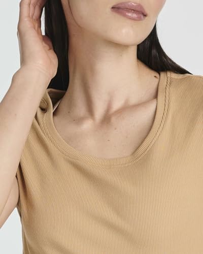 Image of Real Essentials 3 Pack: Women's Ribbed Mini Dress - Short Sleeve T-Shirt Dress Slim Fit Casual Summer Dress