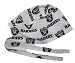 Scrub Hat Teams Sports Fun Cotton Fabric Cap Do-Rag Multi Color