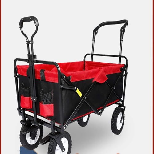 Carretilla plegable portátil para compras y camping miniatura 1
