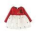 Produktbild Sommer Baumwolle bunt Flickwerk Blumen Prinzessin Kleider Ärmellos blusen Bowknot Mode Hochzeit Dress Mädchen Gemütlich Party Oberteile Kleid,2-8 Jahren alt