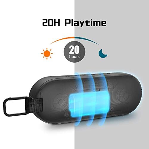 MANTO Altoparlante Bluetooth Portatile, Stereo a