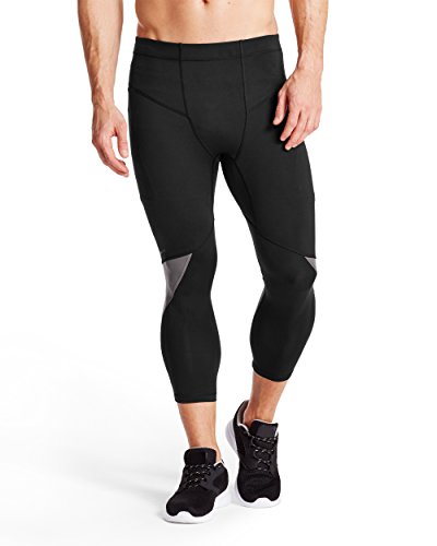 Mission Men's VaporActive Transformer 3/4 Training Tights, Moonless Night, X-Large