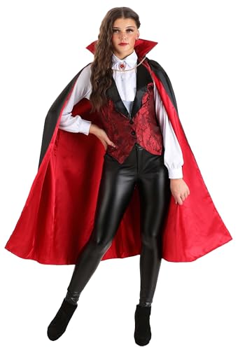 Fun Costumes Eternal Elegance: Adult Fierce Vampire Halloween Outfit -