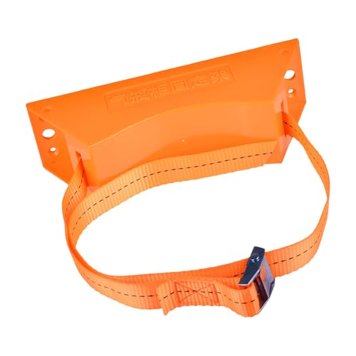 Support de support de cylindre - Rack de serre-réservoir, sangle murale sécurisée | Système de maintien en métal réglable pour fixation de réservoir horizontal avec barre de verrouillage de sécurité,