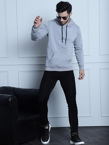 Image of Men's Cotton Blend Hooded Sweatshirt