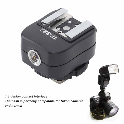 Adaptador de zapata con puerto PC para flash Nikon SB-900 SB-800 3