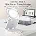 5-in-1 Wireless Charger for MagSafe, AC ISLAND Portable Travel Charging Station, 35W Max Fast Foldable Magnetic Stand, Evolved for iPhone 17-12 & Air Series, Apple Watch, AirPods (with 35W Adapter)