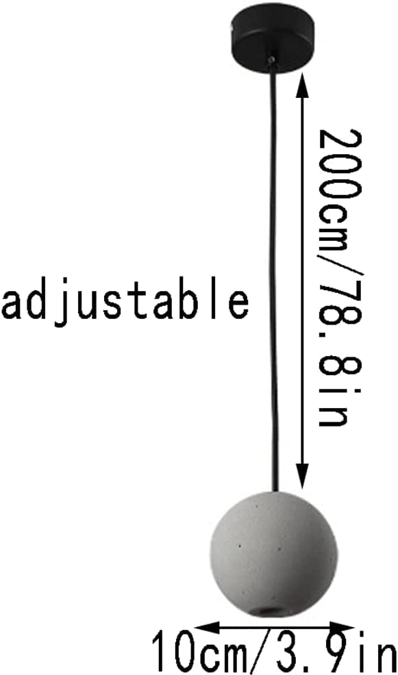 Lámpara colgante de comedor simple E27 estilo industrial monocromo 7