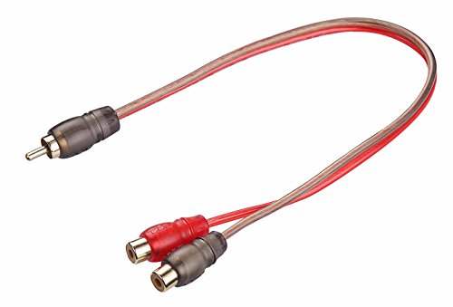 DS18 RCAECO-1M2F Ultra Flex RCA Cable with Noise Rejection (12-Pack)