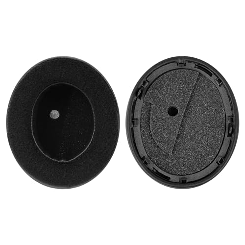 Geekria Comfort Hybrid Velour Replacement Ear Pads for Turtle Beach Stealth Pro Headphones Ear Cushions, Repair Parts (Black) - Image 3