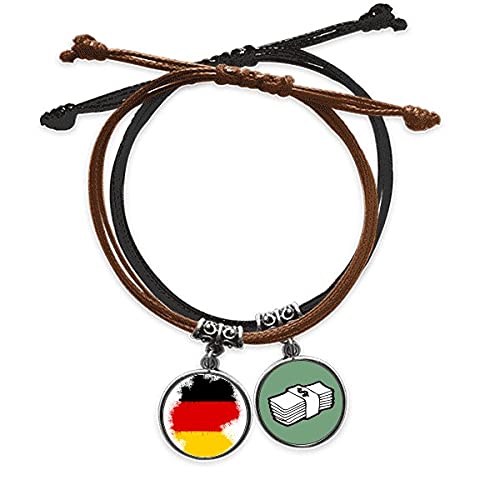 Cadena de mano Alemania en cuero trenzado con acabado premium