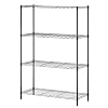 BestOffice | 4-Tier Wire Shelf | 36″ x 14″ x 54″ | Black
