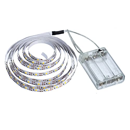 Tira LED Flexible Blanca 4 Metros, 6500K, Batería miniatura 3